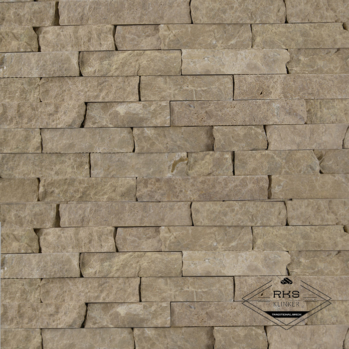 Фасадный камень Полоса - Мрамор Emperador Light в Старом Осколе